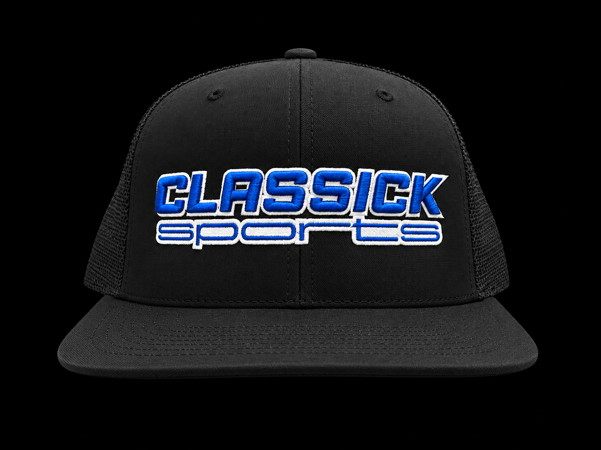 Black SnapBack Blue/ white