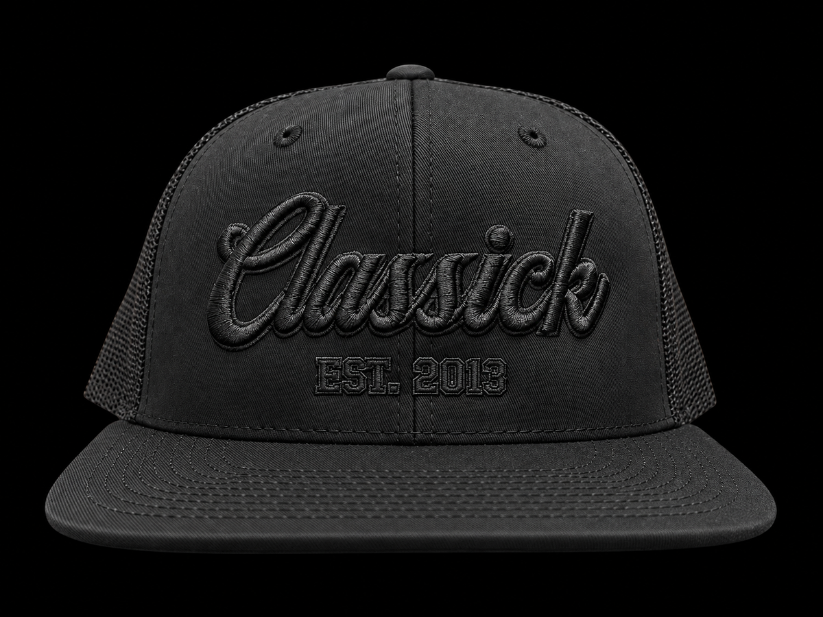 Blackout (cursive) SnapBack