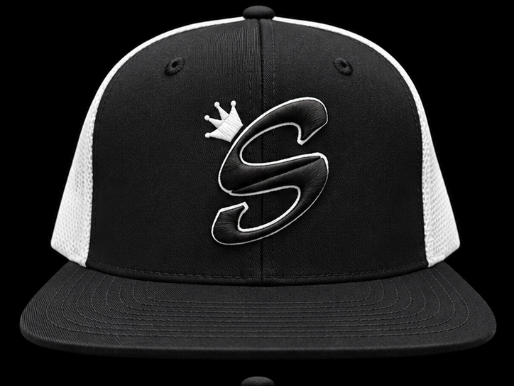 White/Black SnapBack