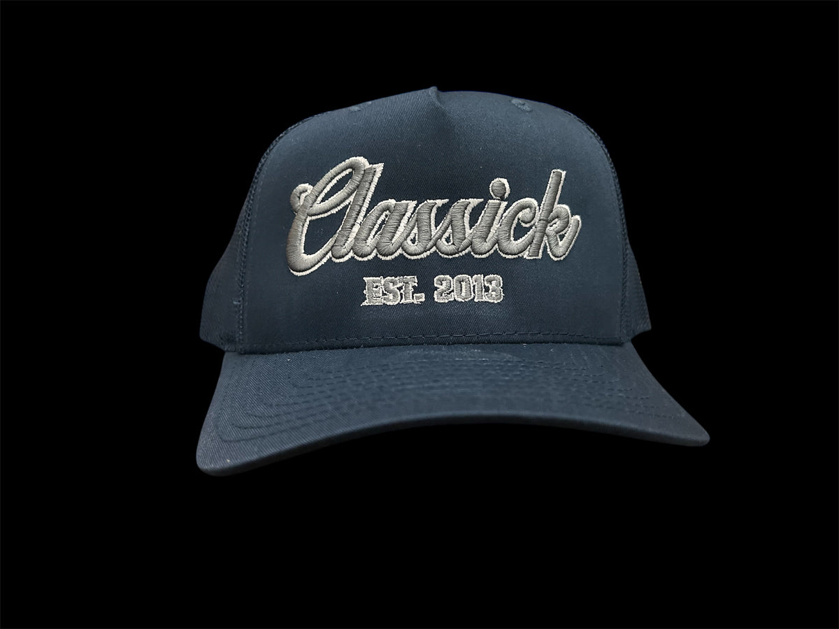 Navy (cursive) DADHAT SnapBack