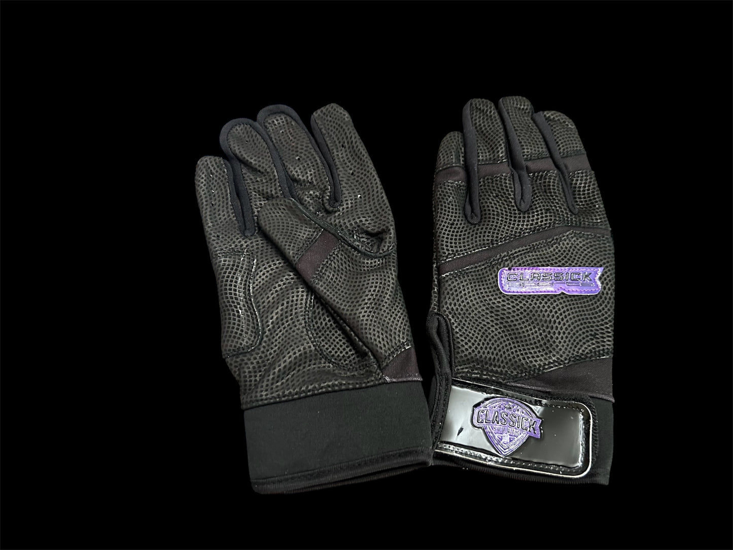 Clutch Black w purple logo