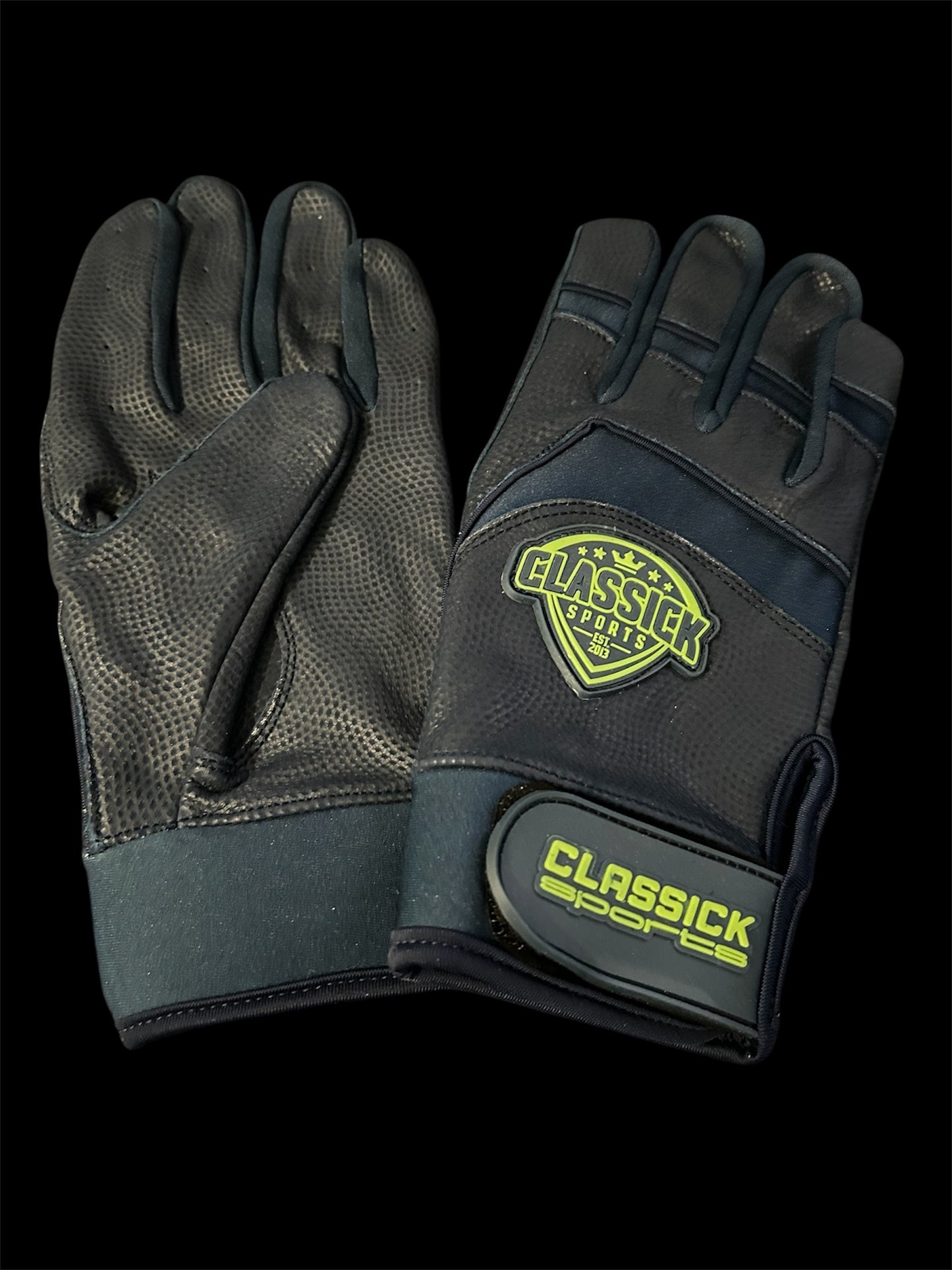 CS-NAVY/NEON Batting gloves