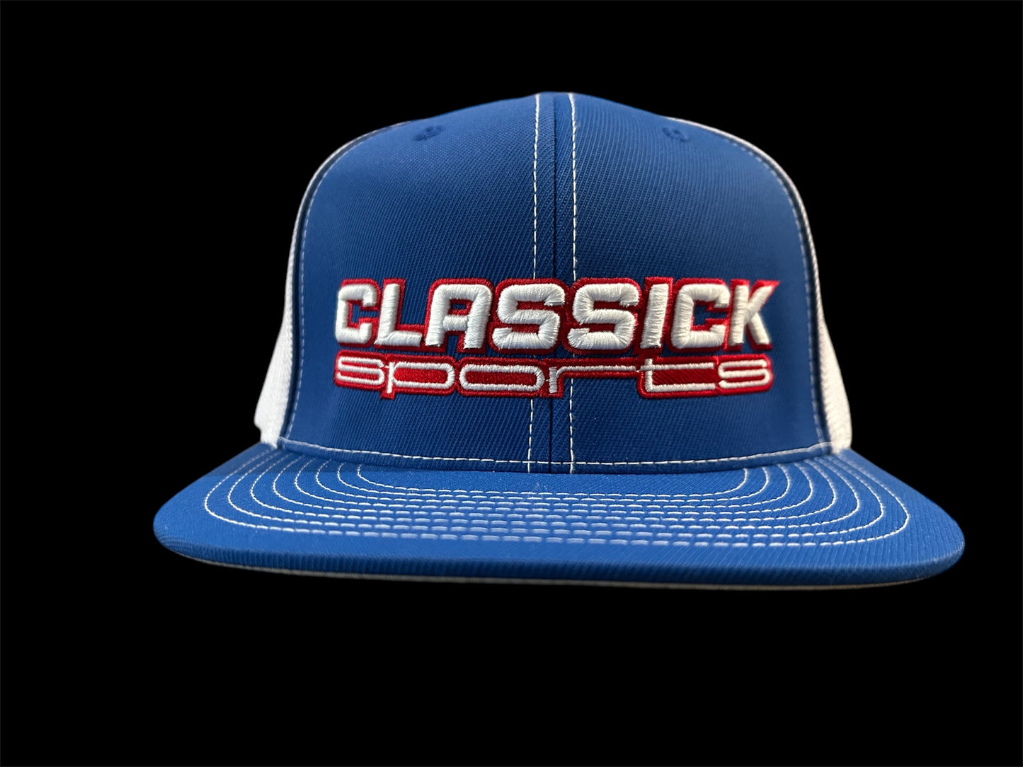 Royal Blue Red White Fitted