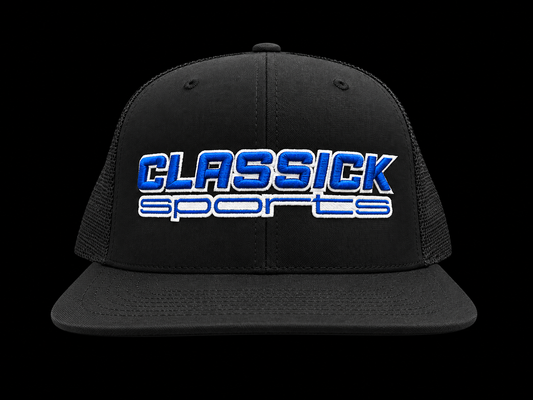 Black SnapBack Blue/ white