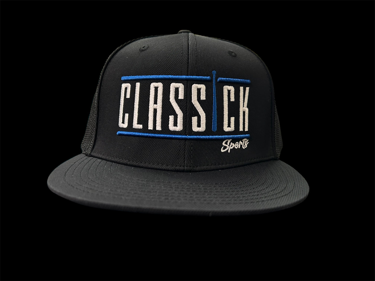 Fitted Black /White Royal Logo
