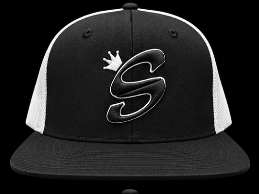 White/Black SnapBack