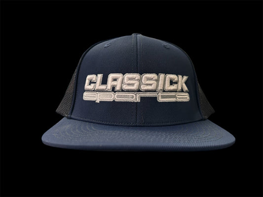Fitted navy/Navy white/gray logo
