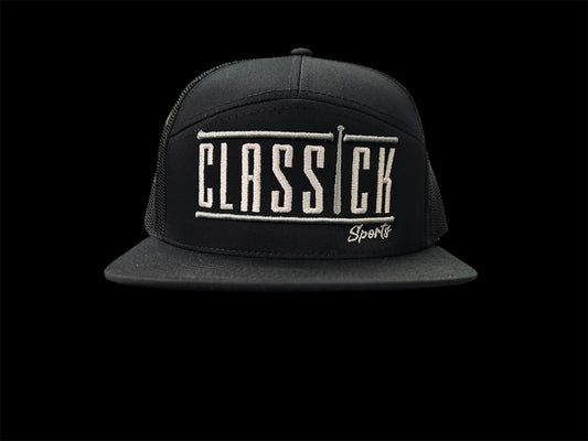 7 Panel SnapBack / White Logo