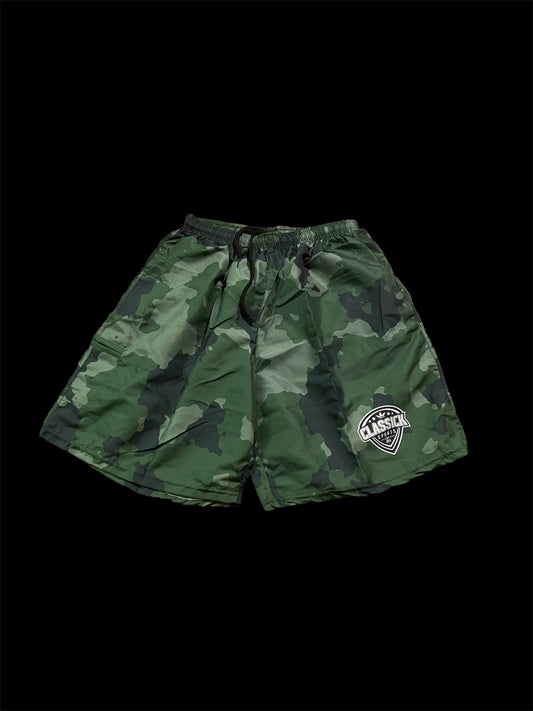Microfiber Camo Shorts