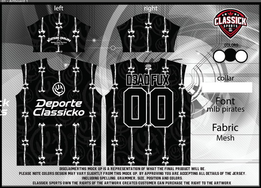 Deporte Classicko “Order to Print” 3-5 weeks