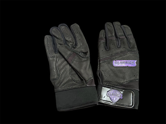 Clutch Black w purple logo