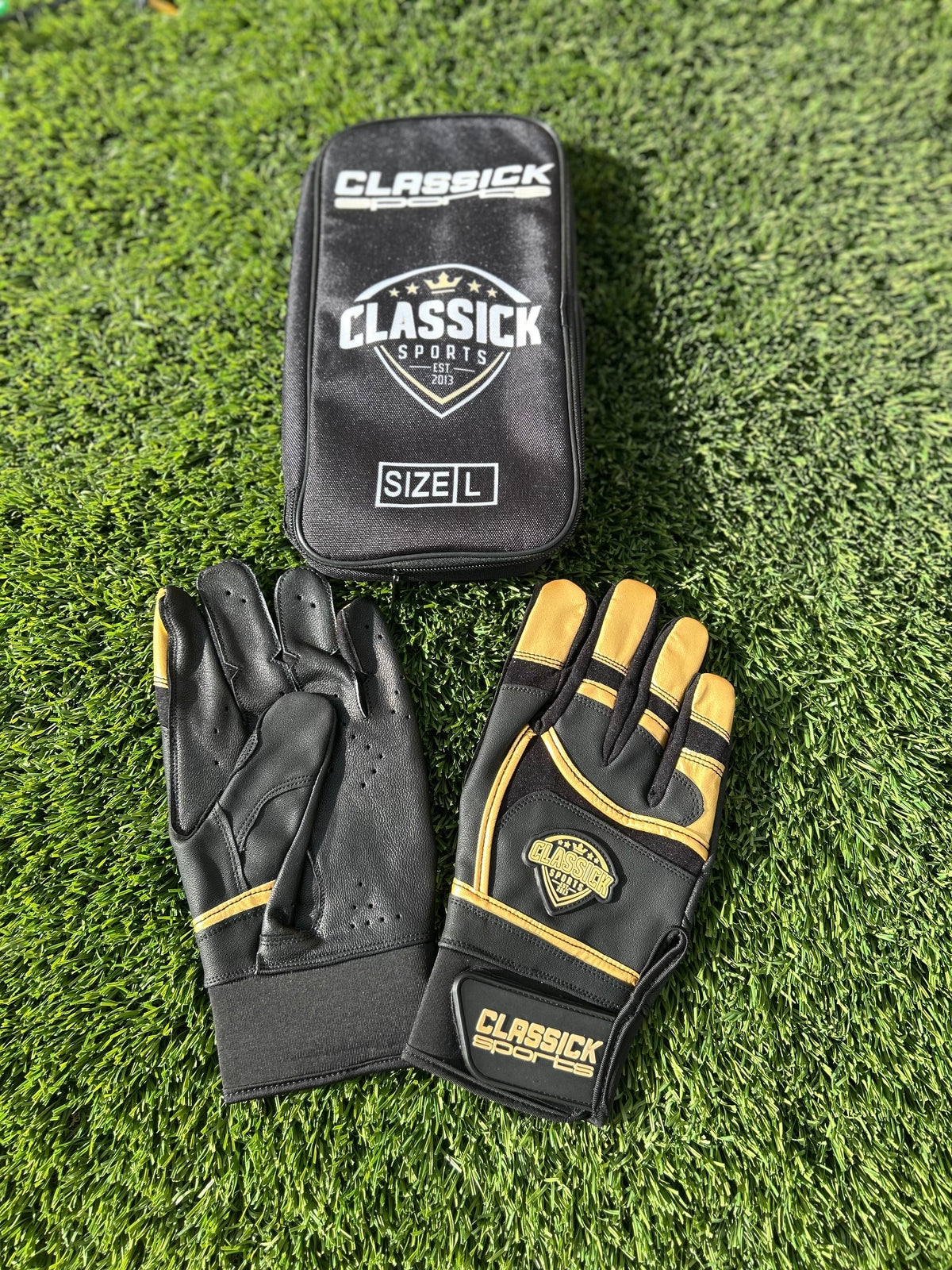 CS-3 Batting Gloves Black/Gold