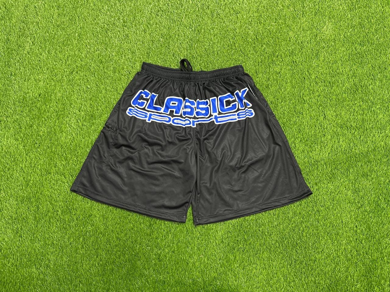 Polyester shorts/Blue logo