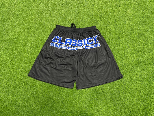Polyester shorts/Blue logo