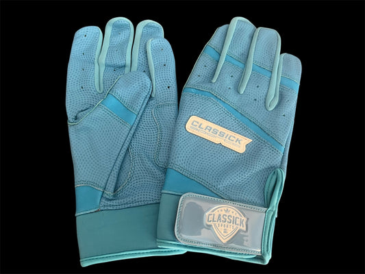 Light Blues Pro Batting gloves