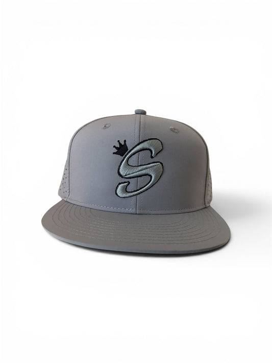 Grey SnapBack (polyester mesh)