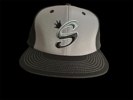 Black/Grey/Black Fitted
