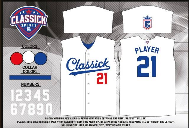 Classick “Dodger theme White” ( Print to order 3-5 weeks)