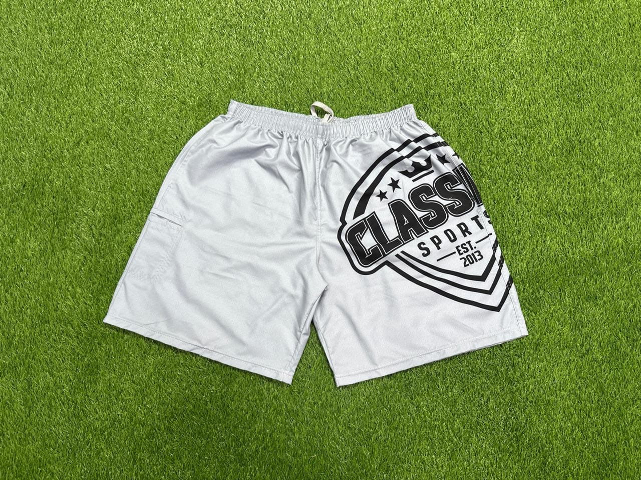 Microfiber (light grey) shield shorts