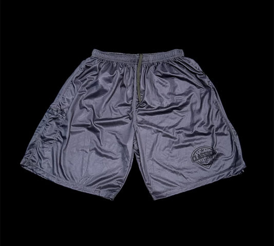 Classick 5-Pocket Polyester Mesh Blue Shorts