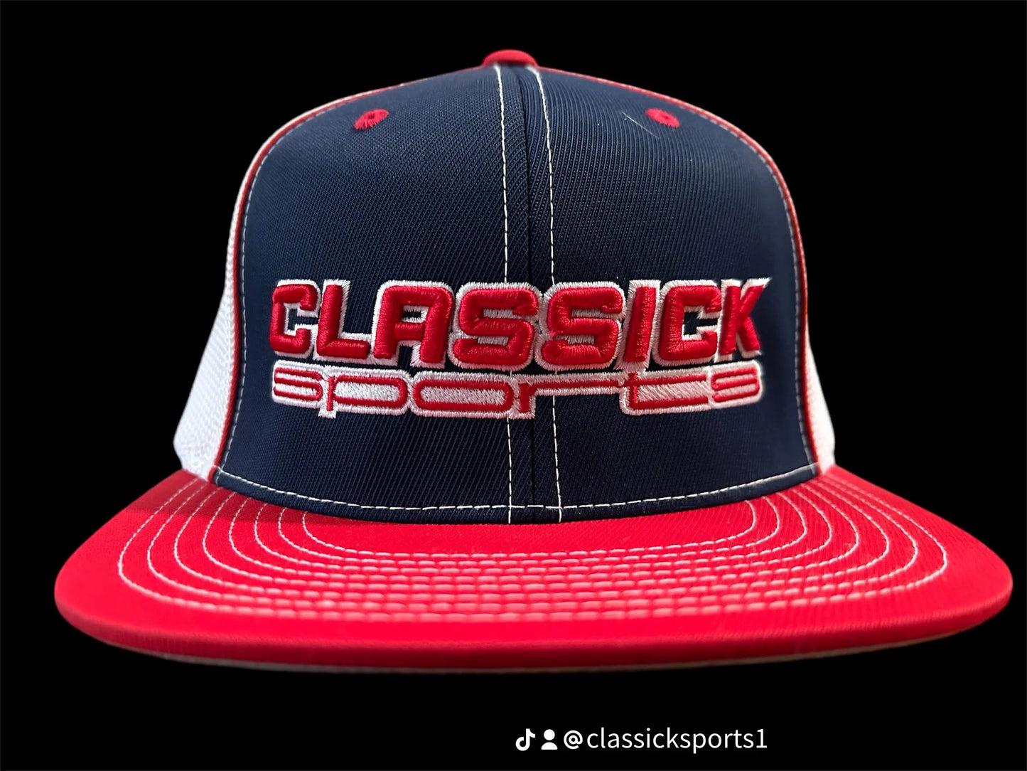 Red/Blue/White Fitted Red/white